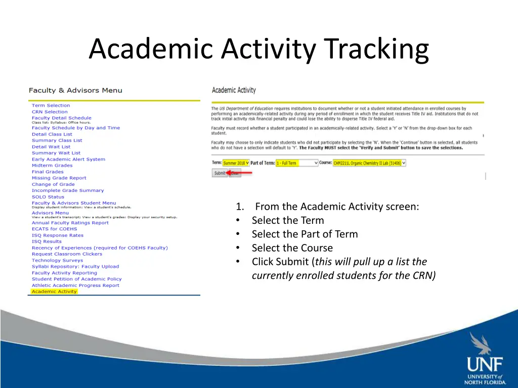 academic activity tracking 2