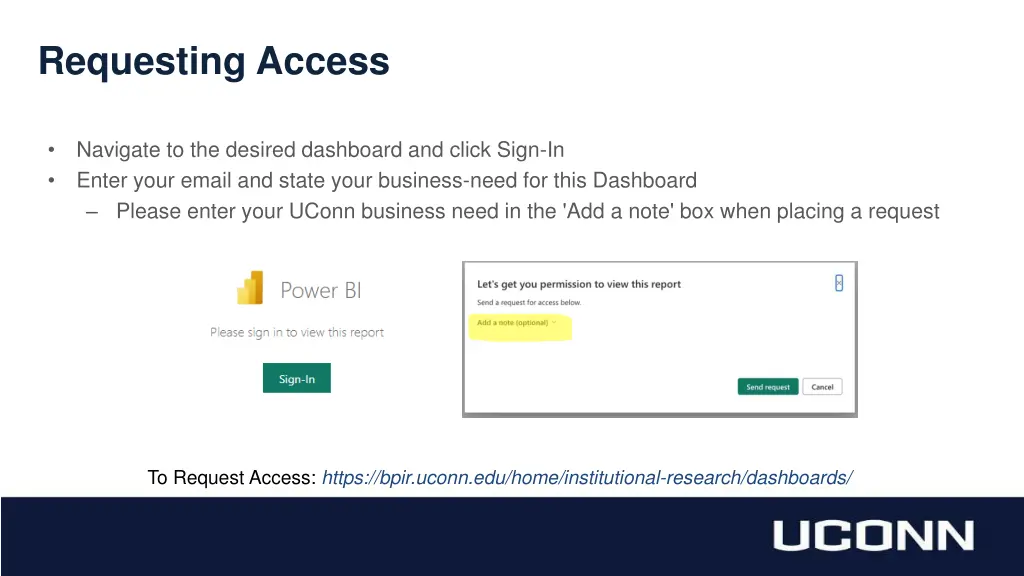 requesting access