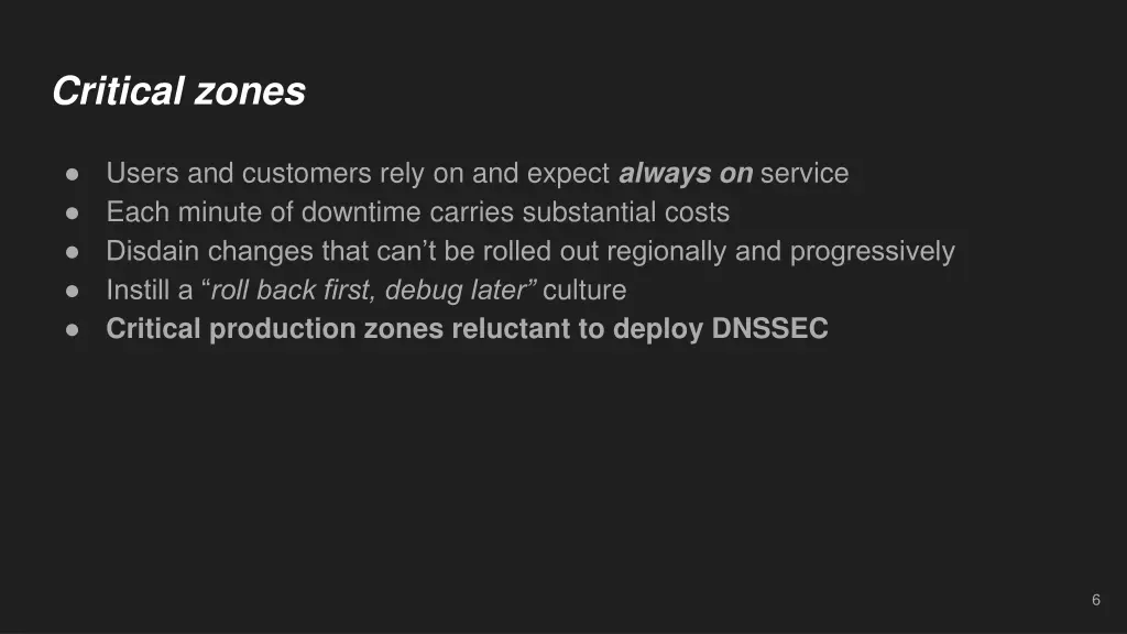critical zones