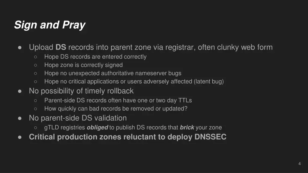 sign and pray