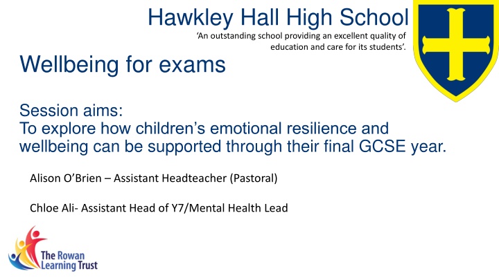 hawkley hall high school an outstanding school