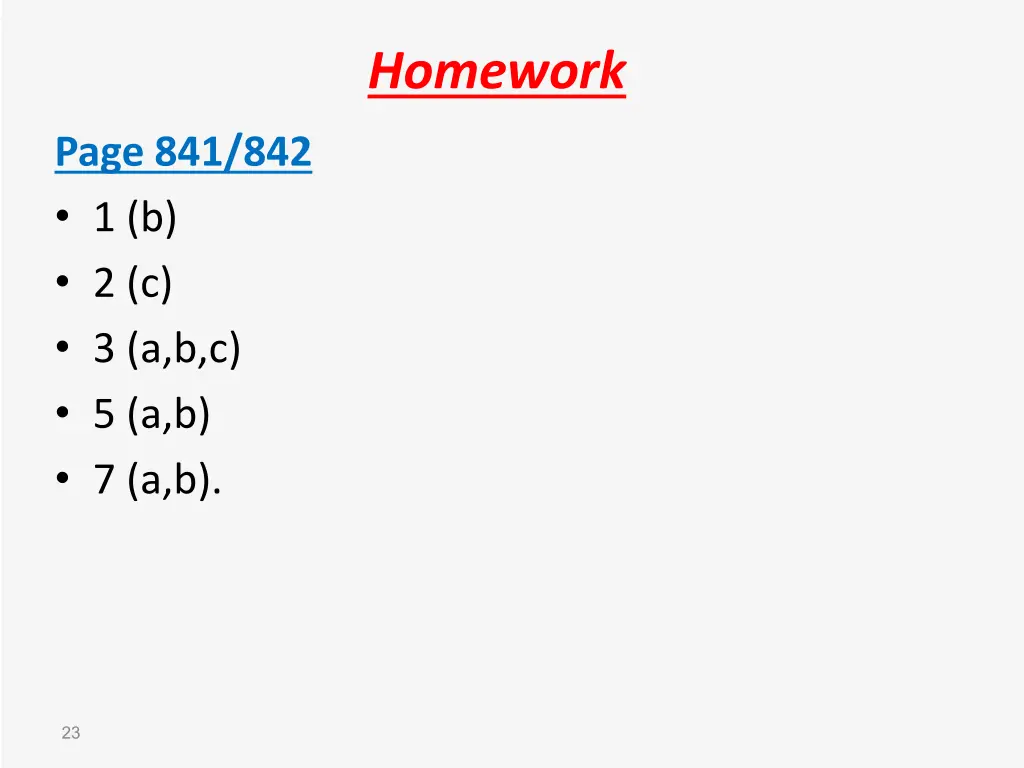 homework