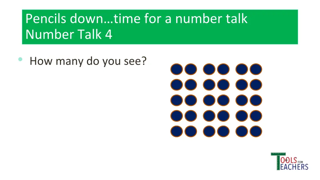 pencils down time for a number talk number talk 15