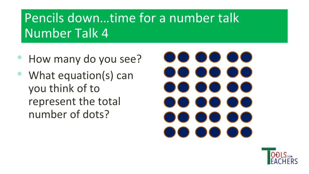 pencils down time for a number talk number talk 18