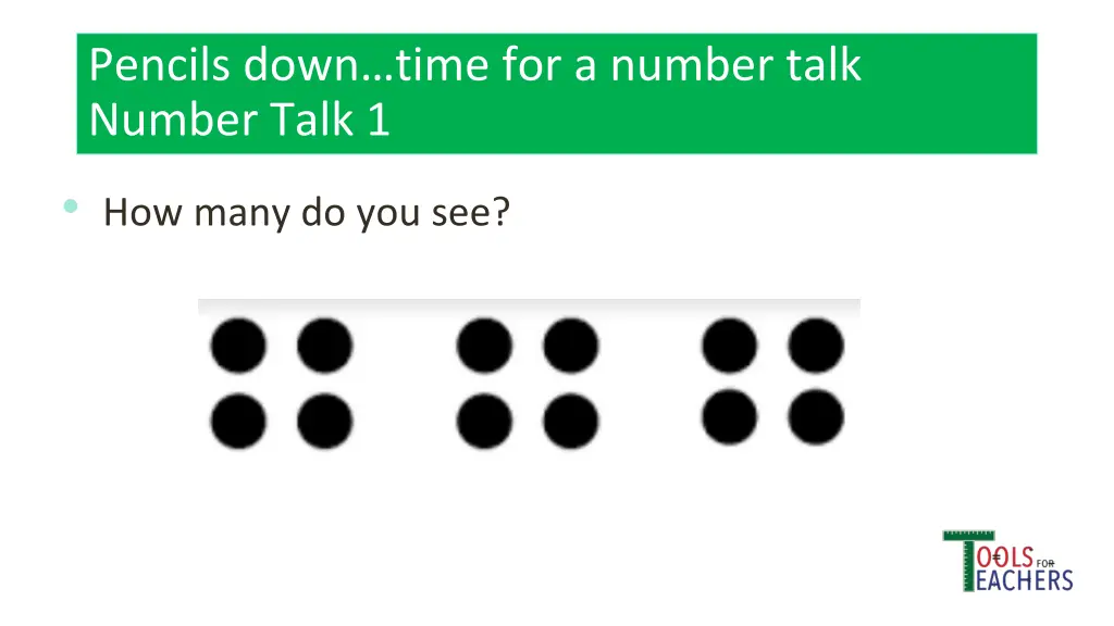 pencils down time for a number talk number talk 2