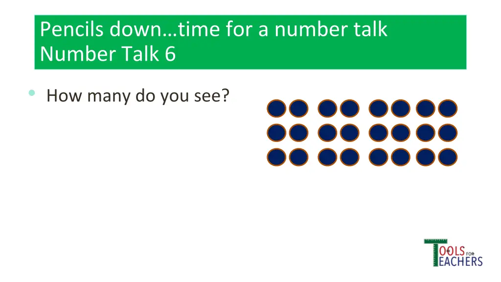 pencils down time for a number talk number talk 25