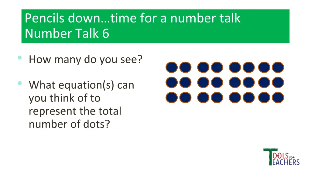 pencils down time for a number talk number talk 26