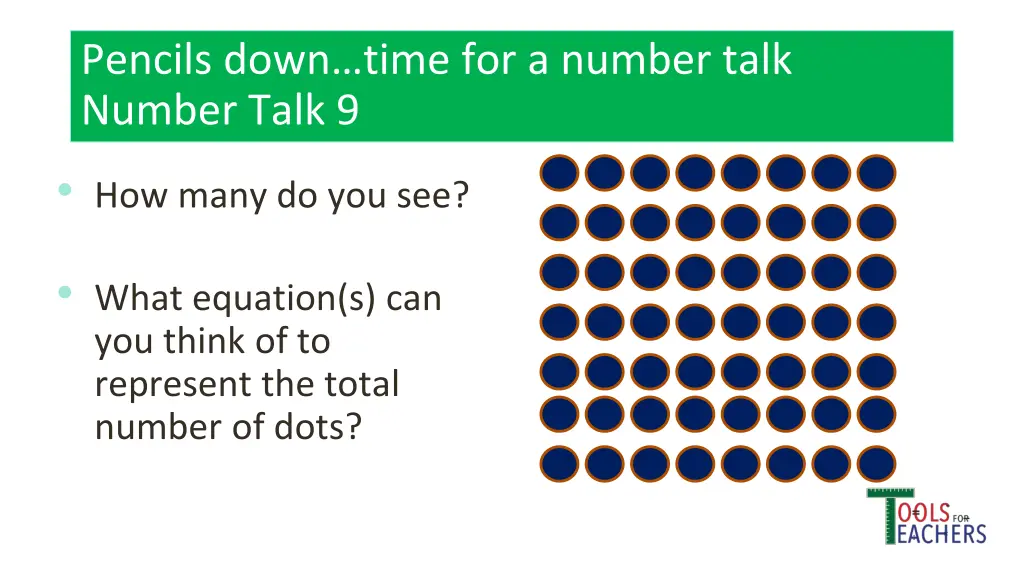 pencils down time for a number talk number talk 41