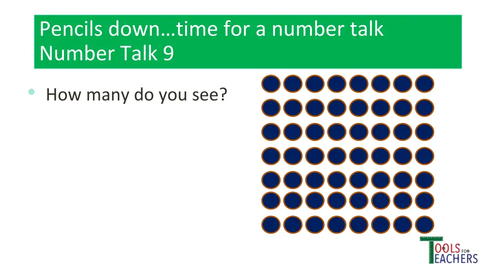 pencils down time for a number talk number talk 42