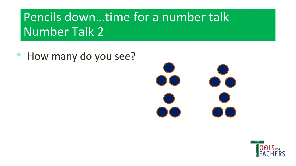 pencils down time for a number talk number talk 5