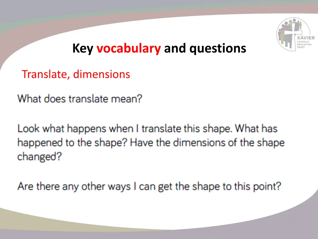 key vocabulary and questions 2