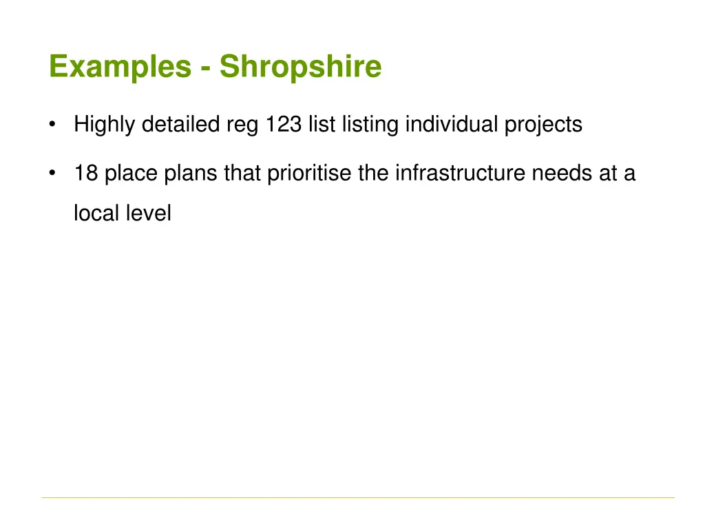 examples shropshire
