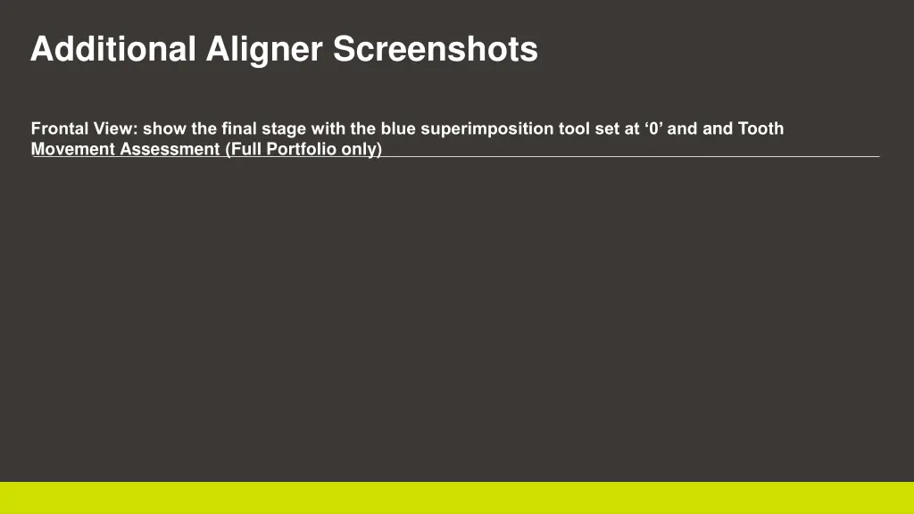 additional aligner screenshots