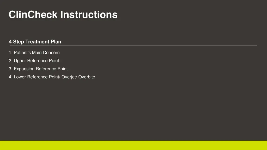 clincheck instructions