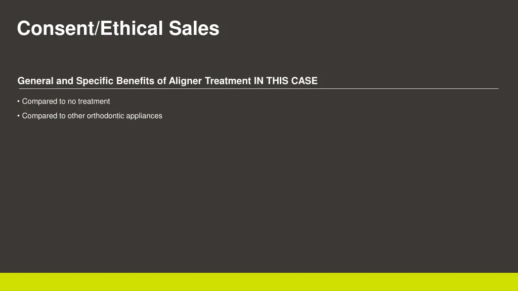 consent ethical sales