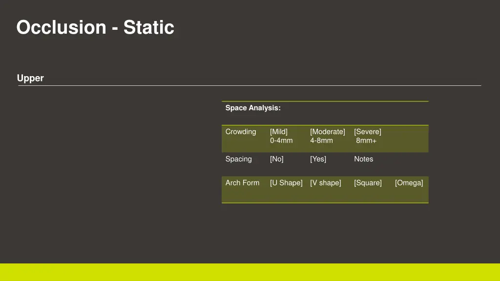 occlusion static 3