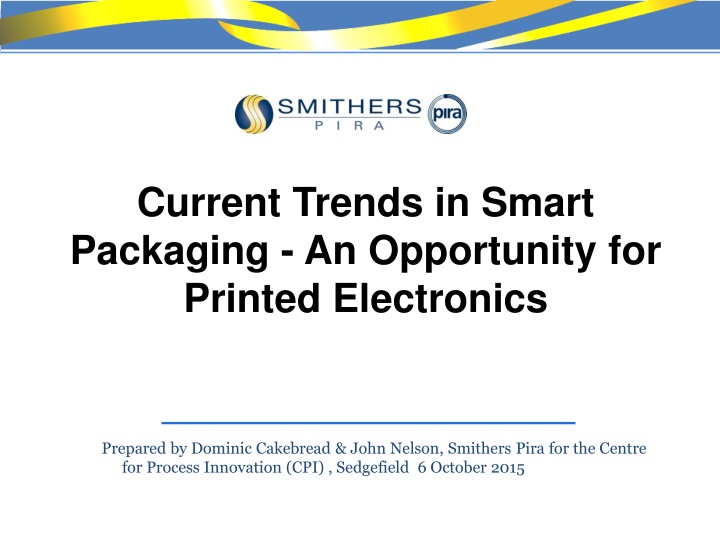 current trends in smart packaging an opportunity