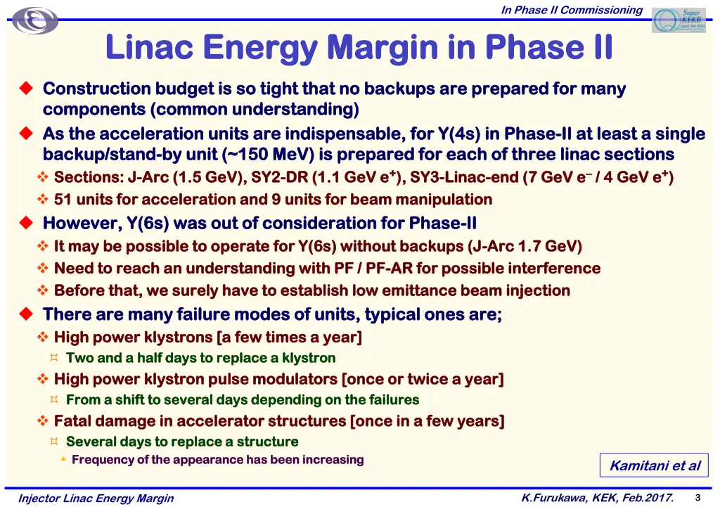 in phase ii commissioning