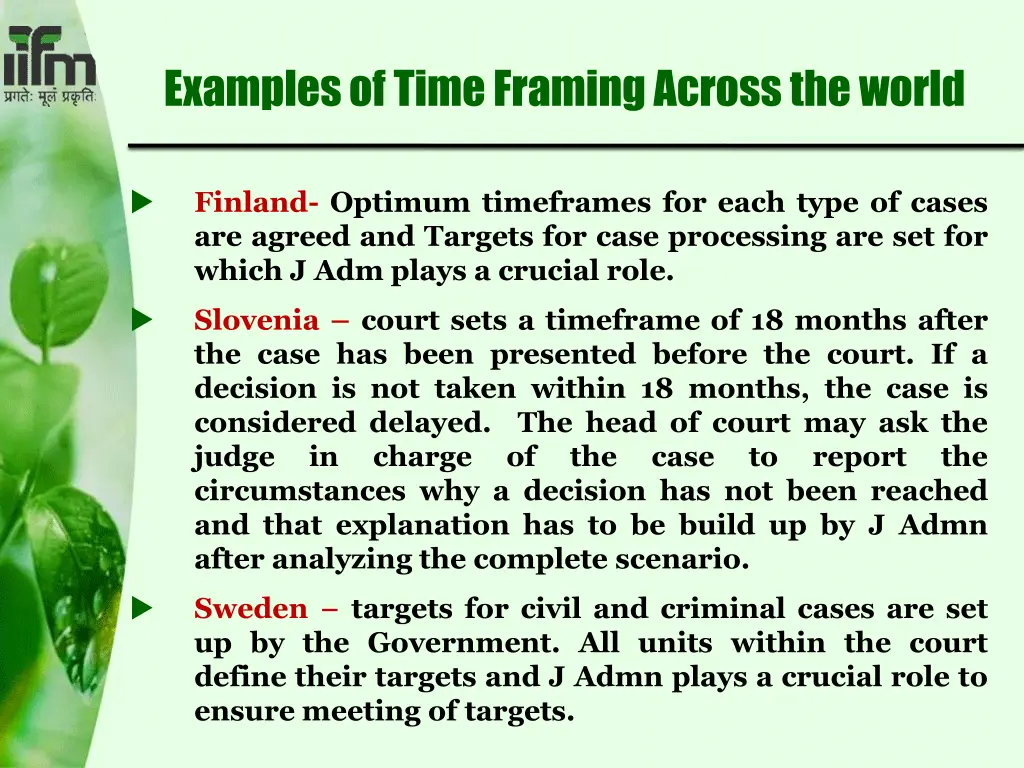 examples of time framing across the world
