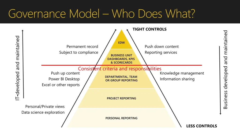 governance model who does what