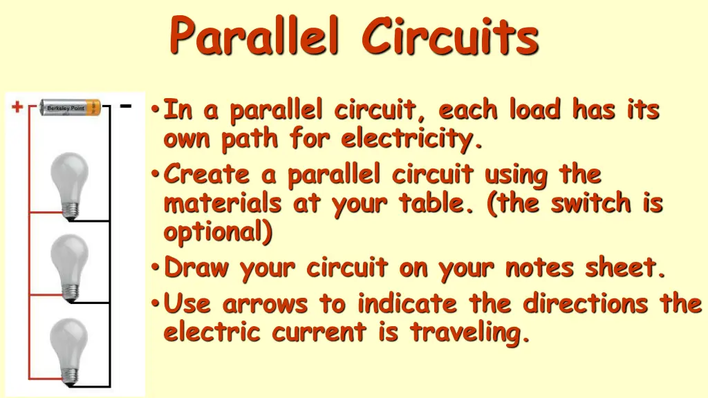 parallel circuits