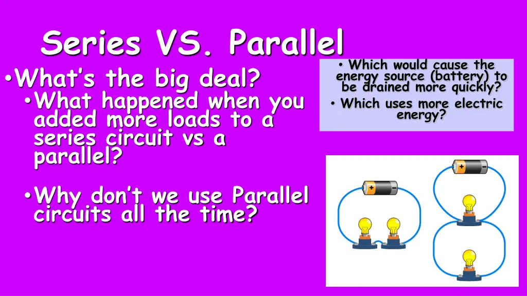 series vs parallel what s the big deal what