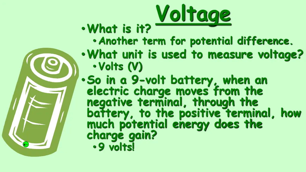 voltage