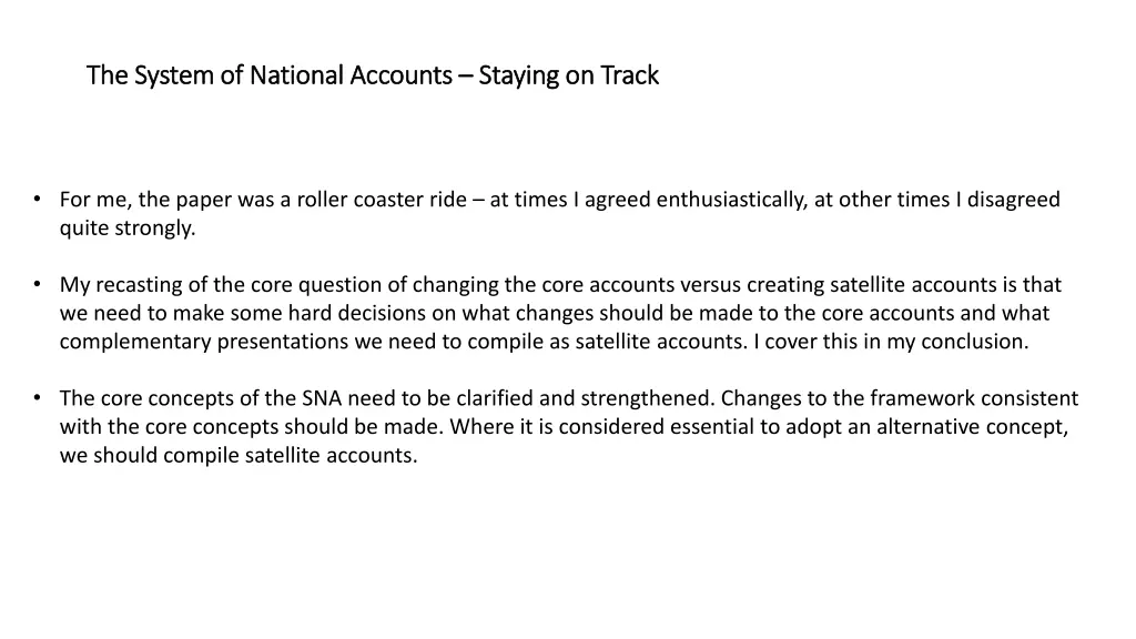 the system of national accounts the system 2