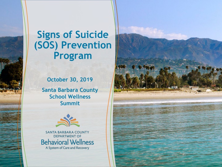 signs of suicide sos prevention program