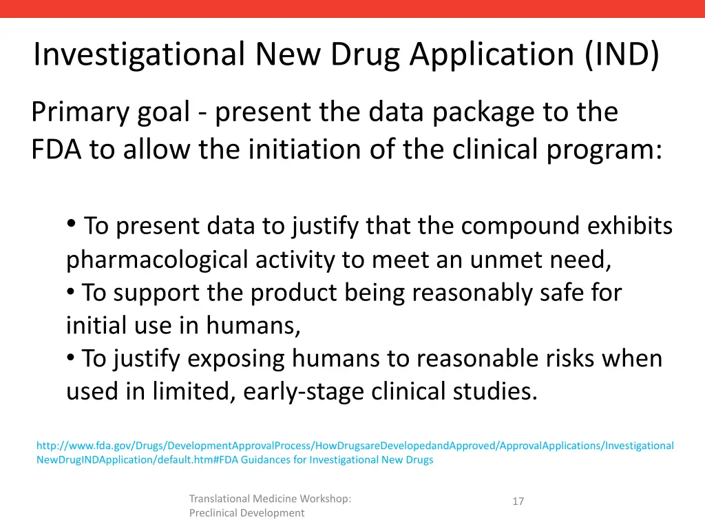investigational new drug application ind