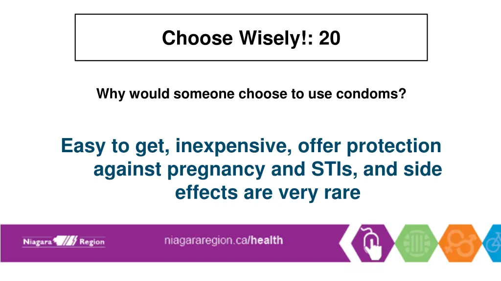 choose wisely 20