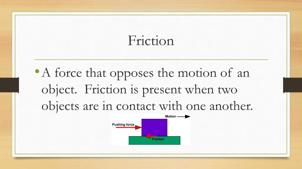 friction