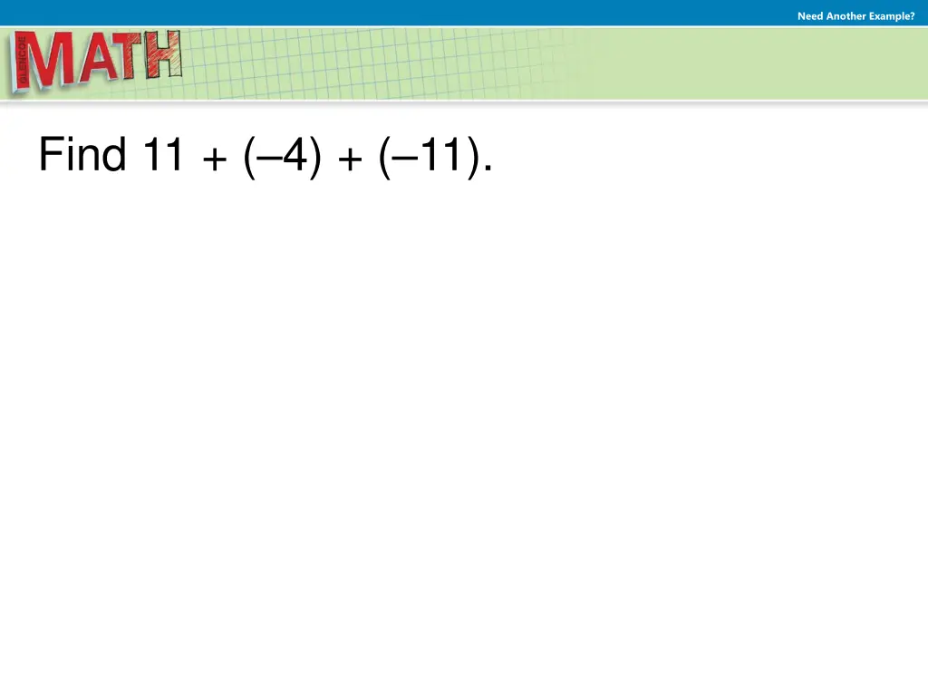 need another example