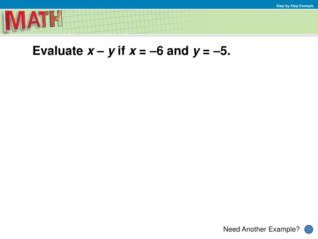 step by step example 3