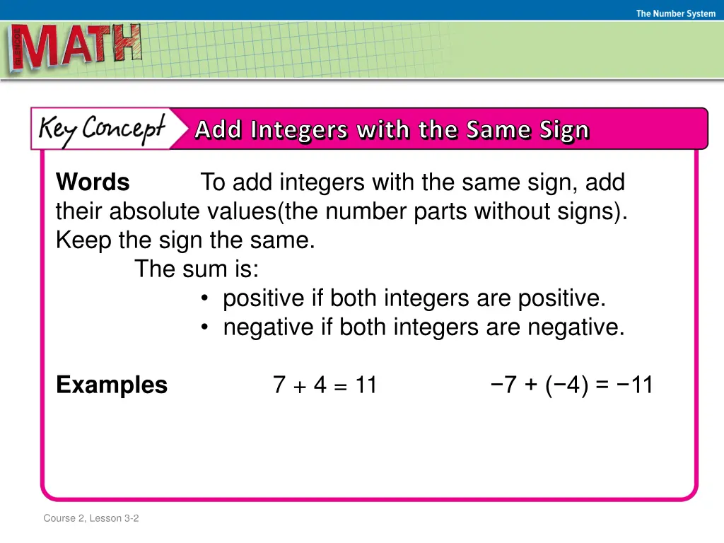 the number system 3