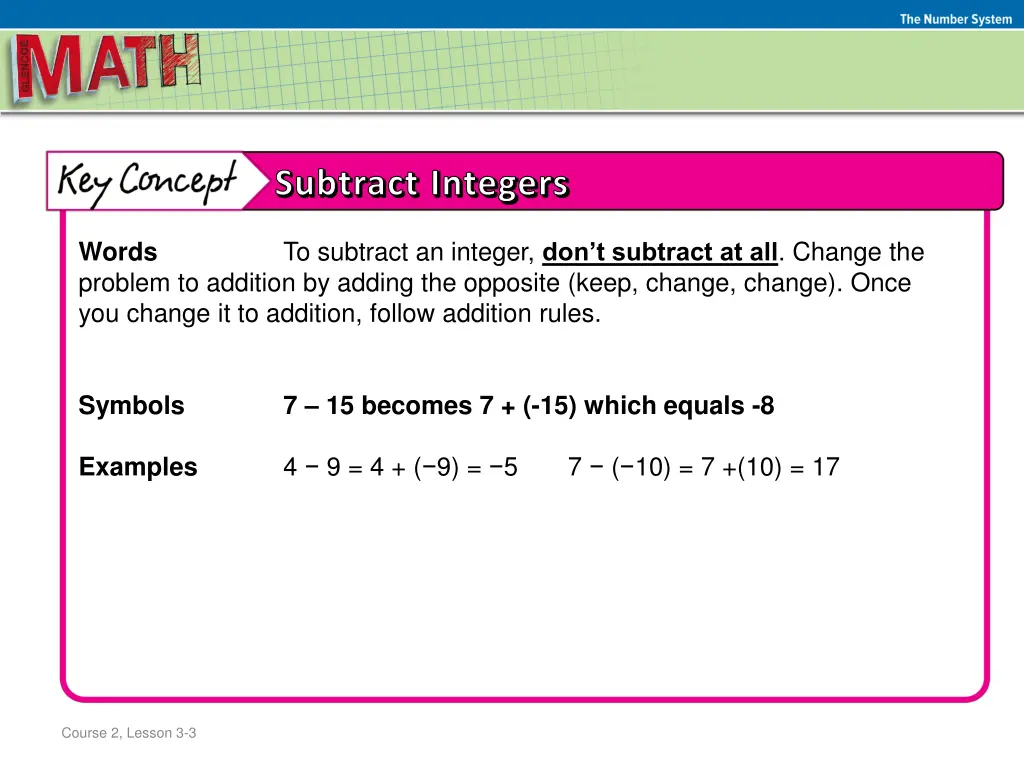the number system 5