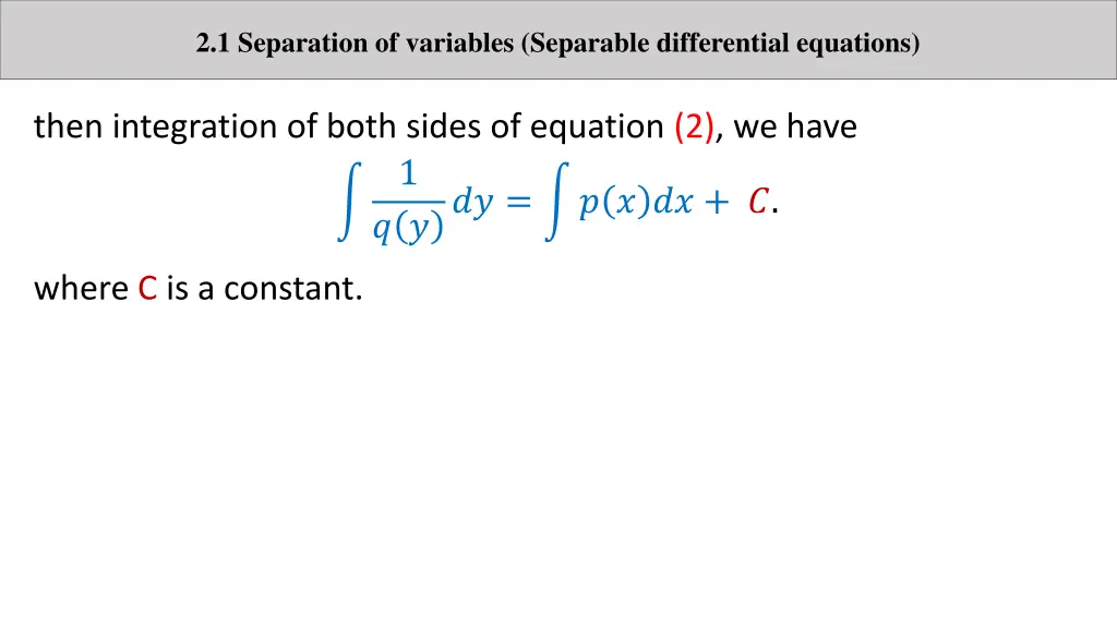 2 1 separation of variables separable 2