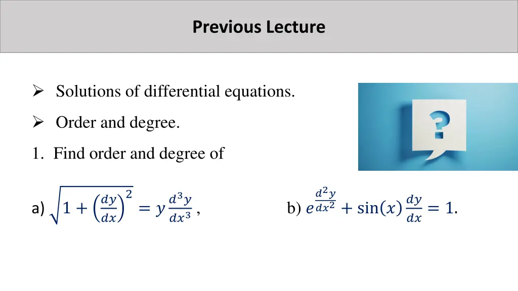 previous lecture