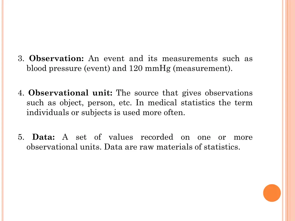 3 observation an event and its measurements such