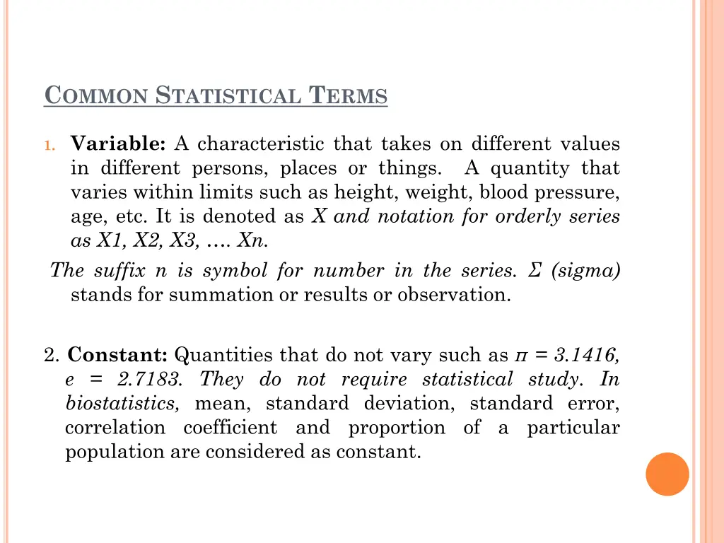 c ommon s tatistical t erms
