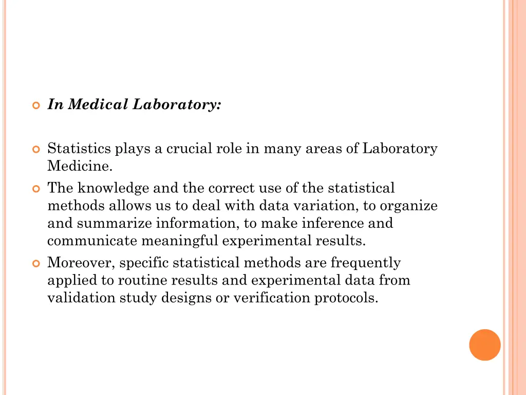 in medical laboratory
