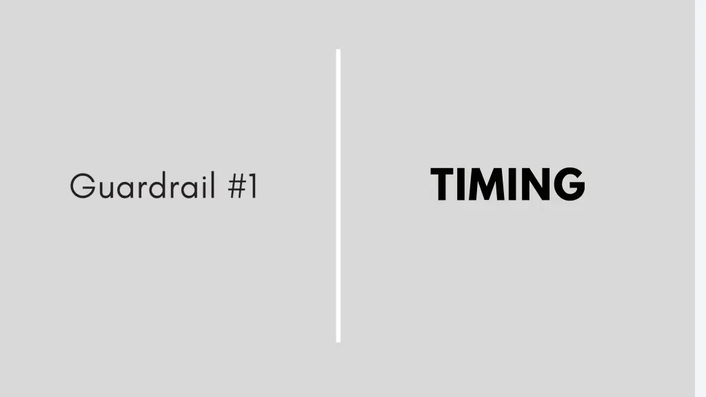 timing