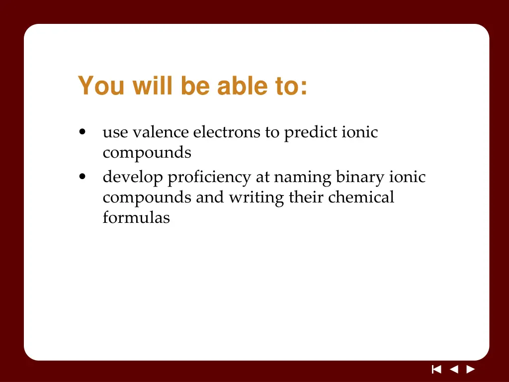 you will be able to