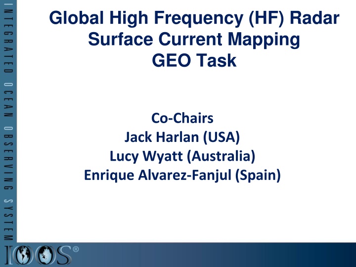 global high frequency hf radar surface current