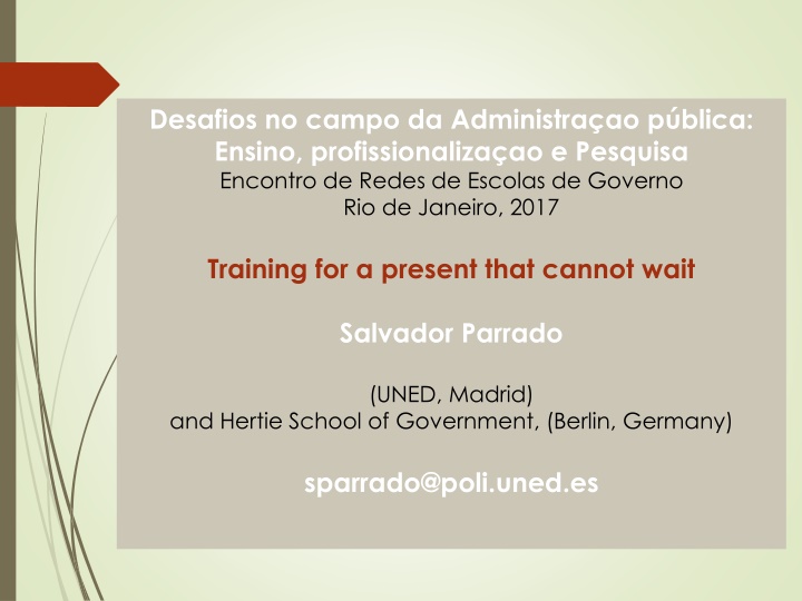 desafios no campo da administra ao p blica ensino