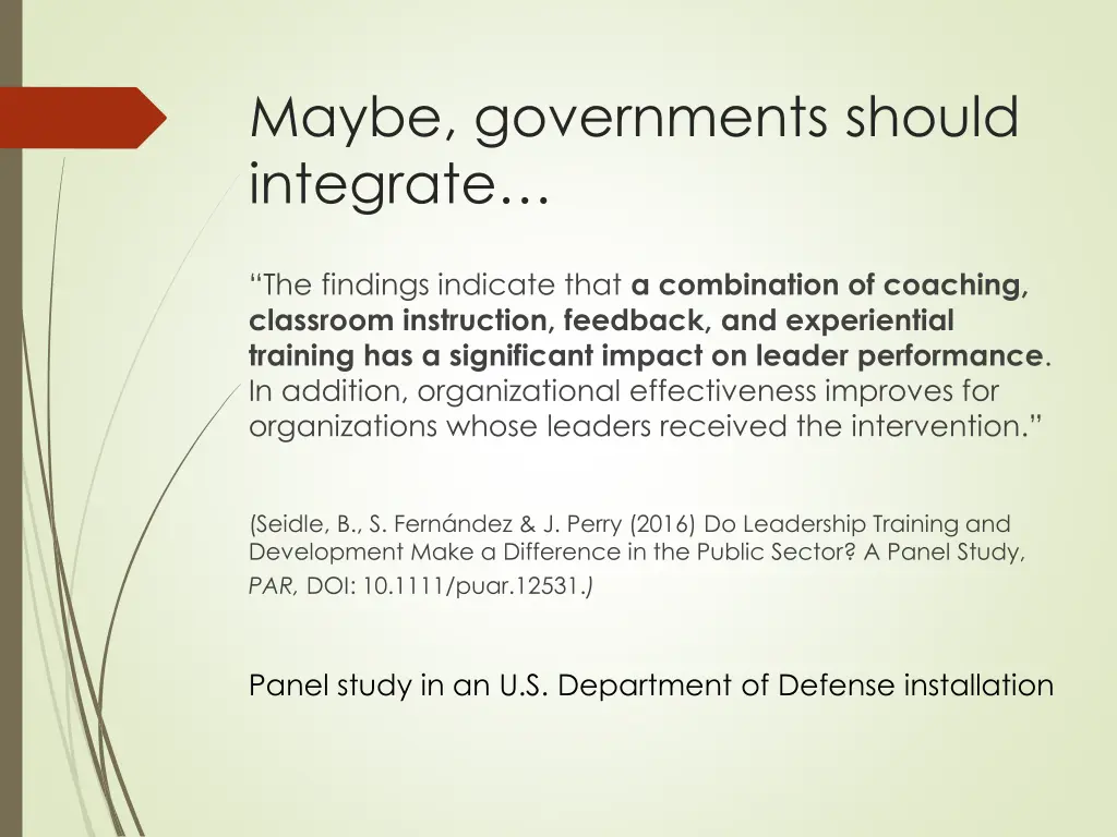 maybe governments should integrate