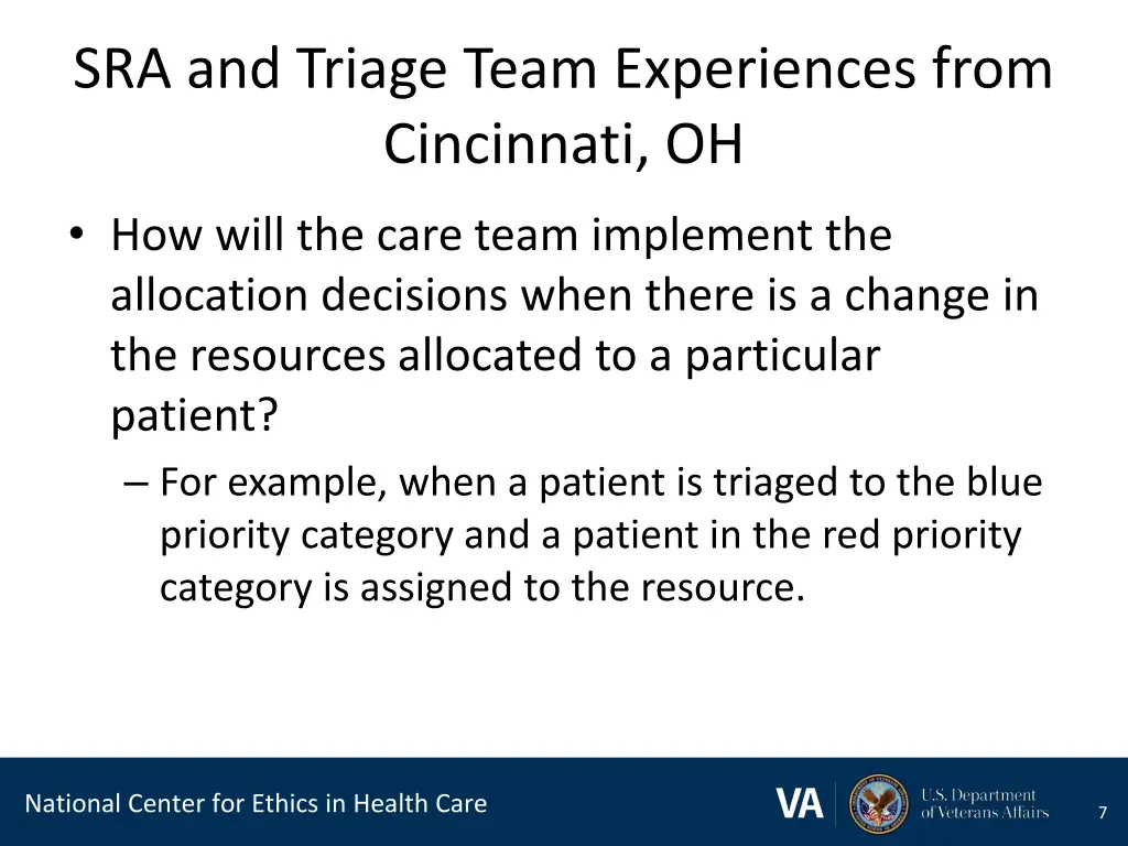 sra and triage team experiences from cincinnati oh 3