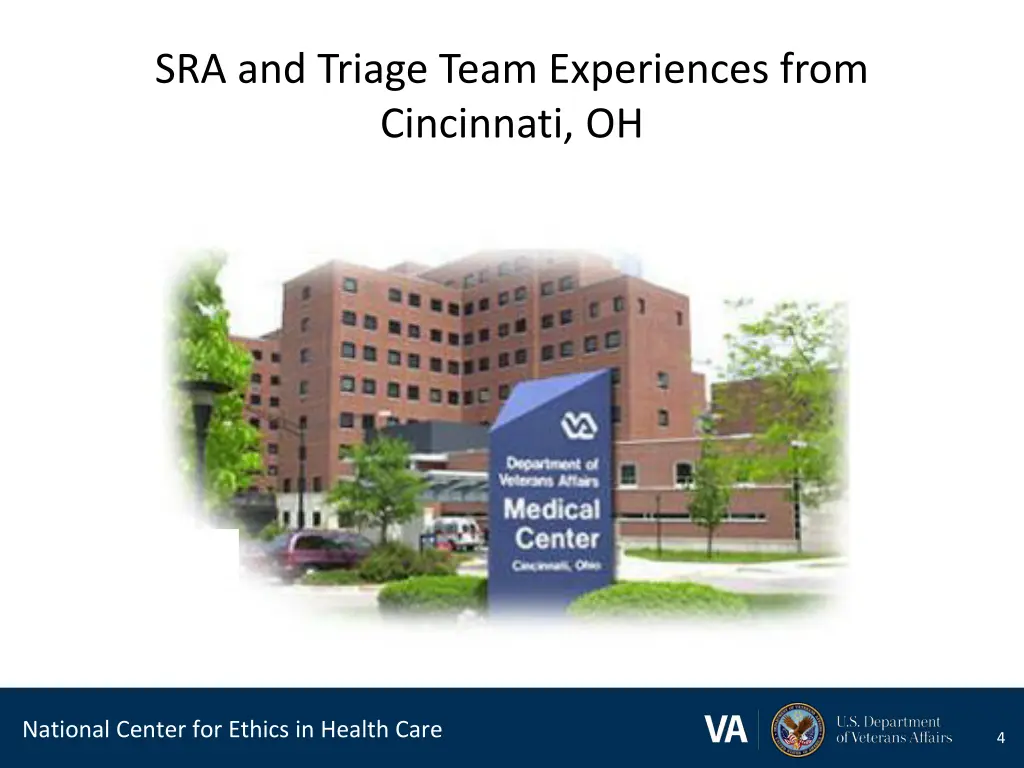 sra and triage team experiences from cincinnati oh