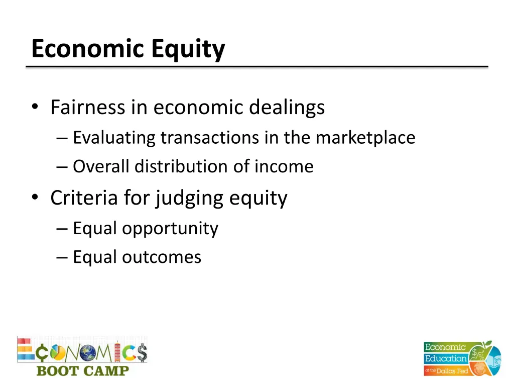 economic equity