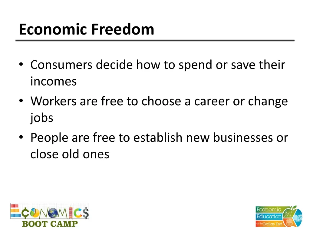economic freedom